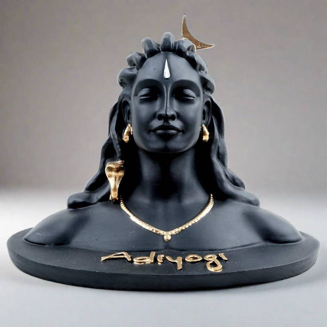 adiyogi statue shiva black color idol for home decor gift puja car dashboard statue made in india 45 inch 999036 adiyogi statue shiva black color idol for home decor gift puja car dashboard statue made in india 45 inch 999036