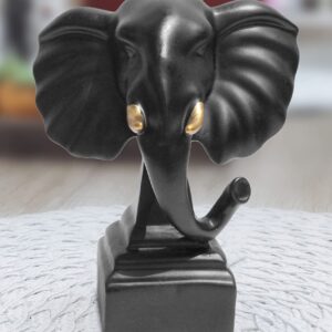 Elephant Tusk for Table and Home Decor , Black Color