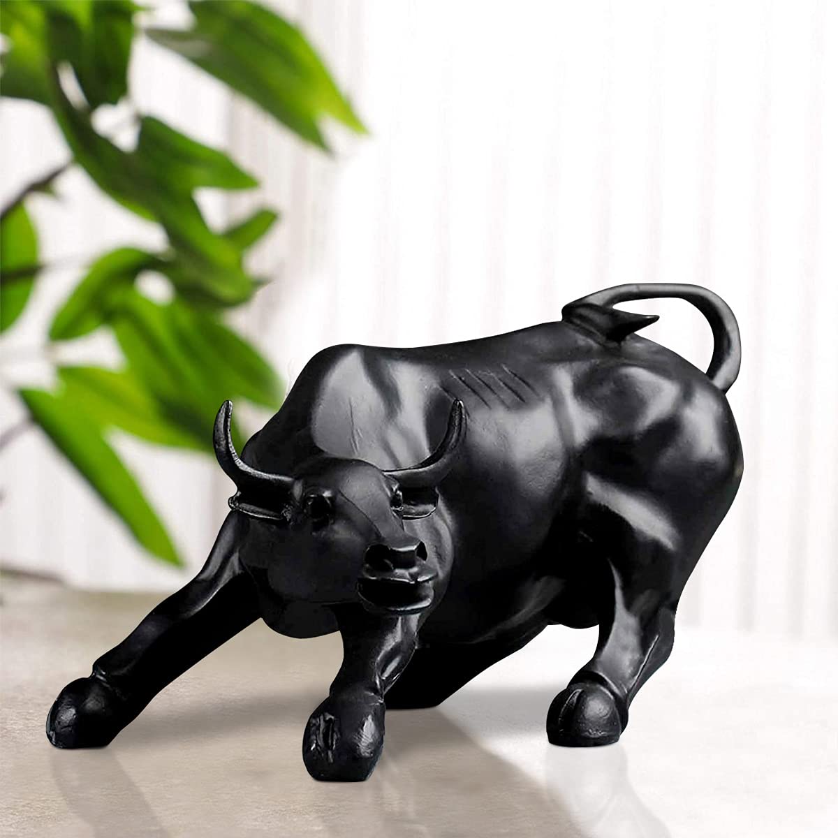 geometric bull resin statue home decor for gift items i stock market i wall street charging bull i 10 black 1 piece 907627 geometric bull resin statue home decor for gift items i stock market i wall street charging bull i 10 black 1 piece 907627